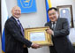 Professor Nazaraliev had a meeting with the Head of the Government House of Tuva Mr. Sholban Kara-Ool.